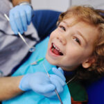 Child at dentist