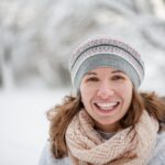 Woman Smilling Winter