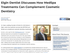 Elgin cosmetic dentist Dean Lodding, DDS shares how aesthetic services like Botox can complement cosmetic dentistry options.